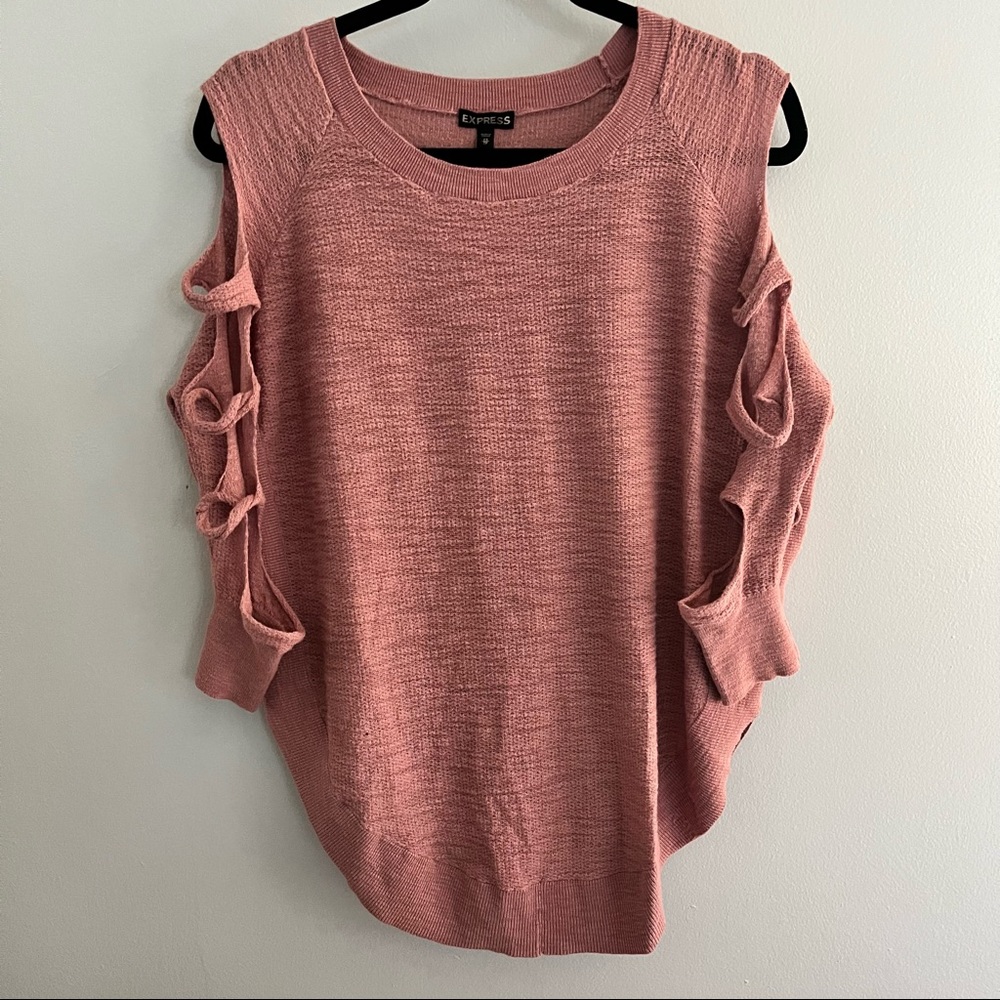 Express Sweater with cutout sleeves Size XS